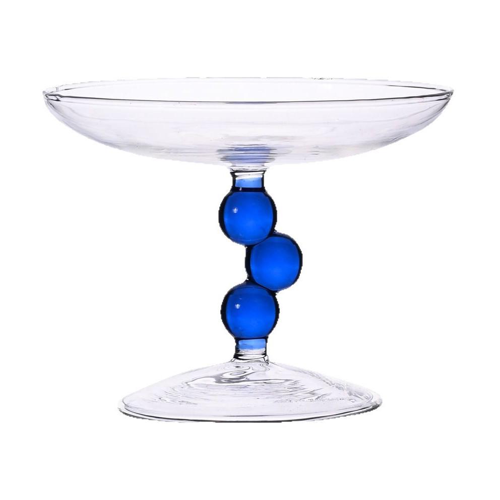 Европейская хрустальная стеклянная фруктовница - Декоративный современный центральный элемент и конфетница