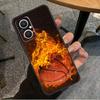 Basketball On Fire For OPPO Reno 10 11 12 13 14 Pro 7 8 Lite 8T 11F 12F 13F 14F OPPO Find X8 X9 X5 X6 Pro Case