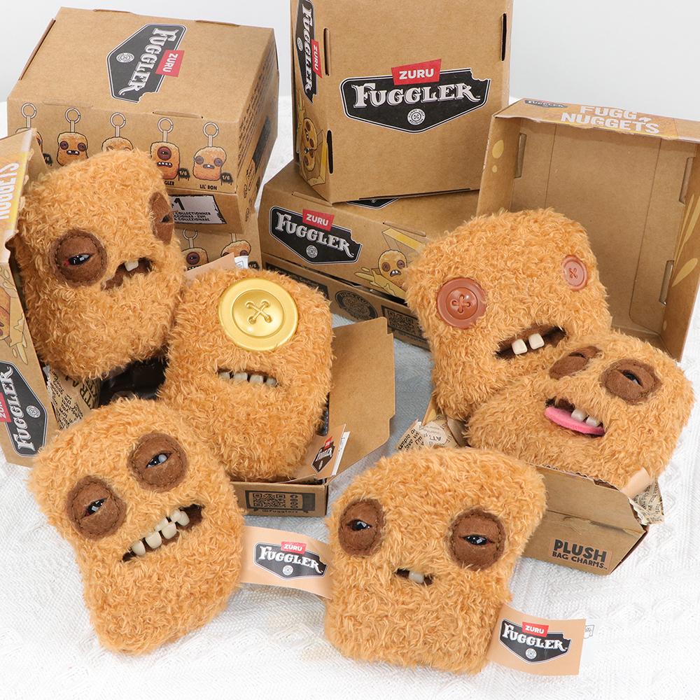 Плюшевая игрушка FUGG NUGGETS Blind Box Colonel Chicken Nuggets 8,5-9,5 см Уродливый Монстр Набитая Плюшевая Кукла Подарки