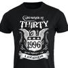 Life Begins At Thirty T Shirt Born In 1996 Eagle 30th Birthday S For Unisex Vintage Stretched Casual Versatile Homme