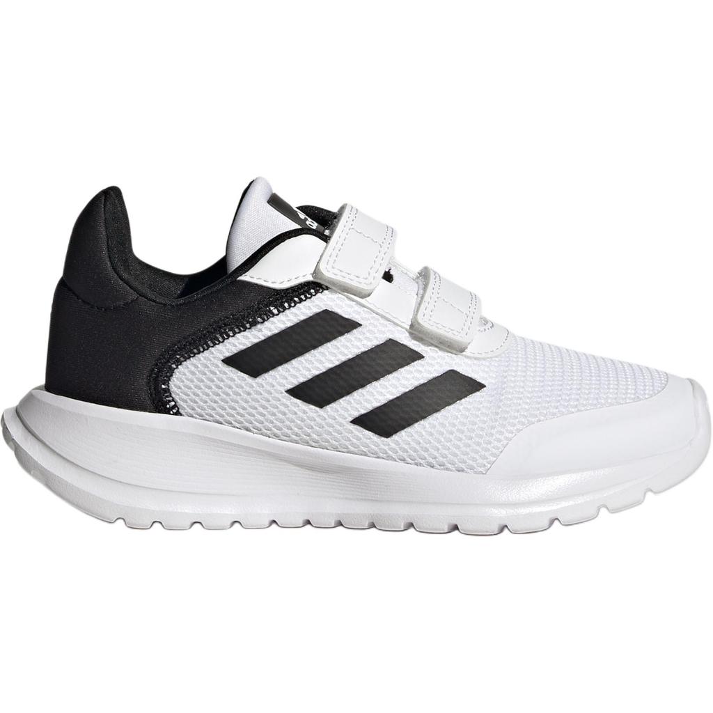 Adidas Tensaurs Comfortable Versatile Durable Low-Top Running Shoes Kids Sneakers White Black IF0354