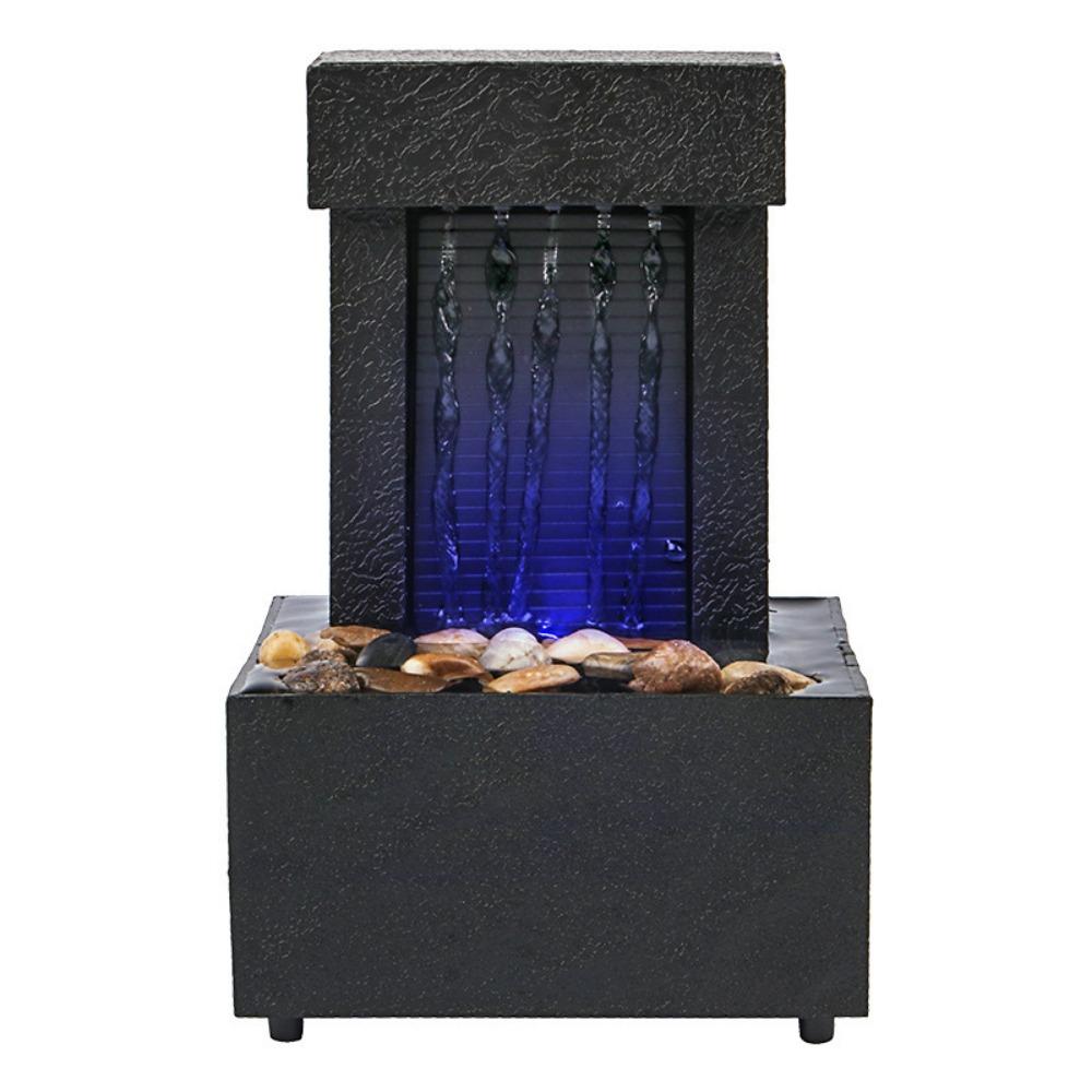 Battery/Plugged in Water Fountain Circulating Water Flow Waterfall Decoration  Living Room