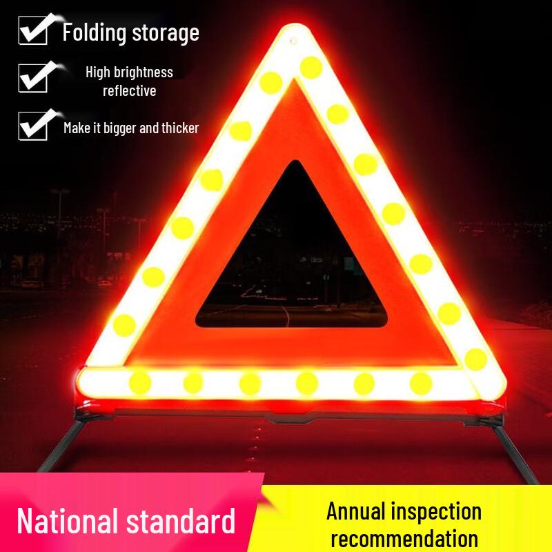 Automotive Safety Reflective Warning Triangle