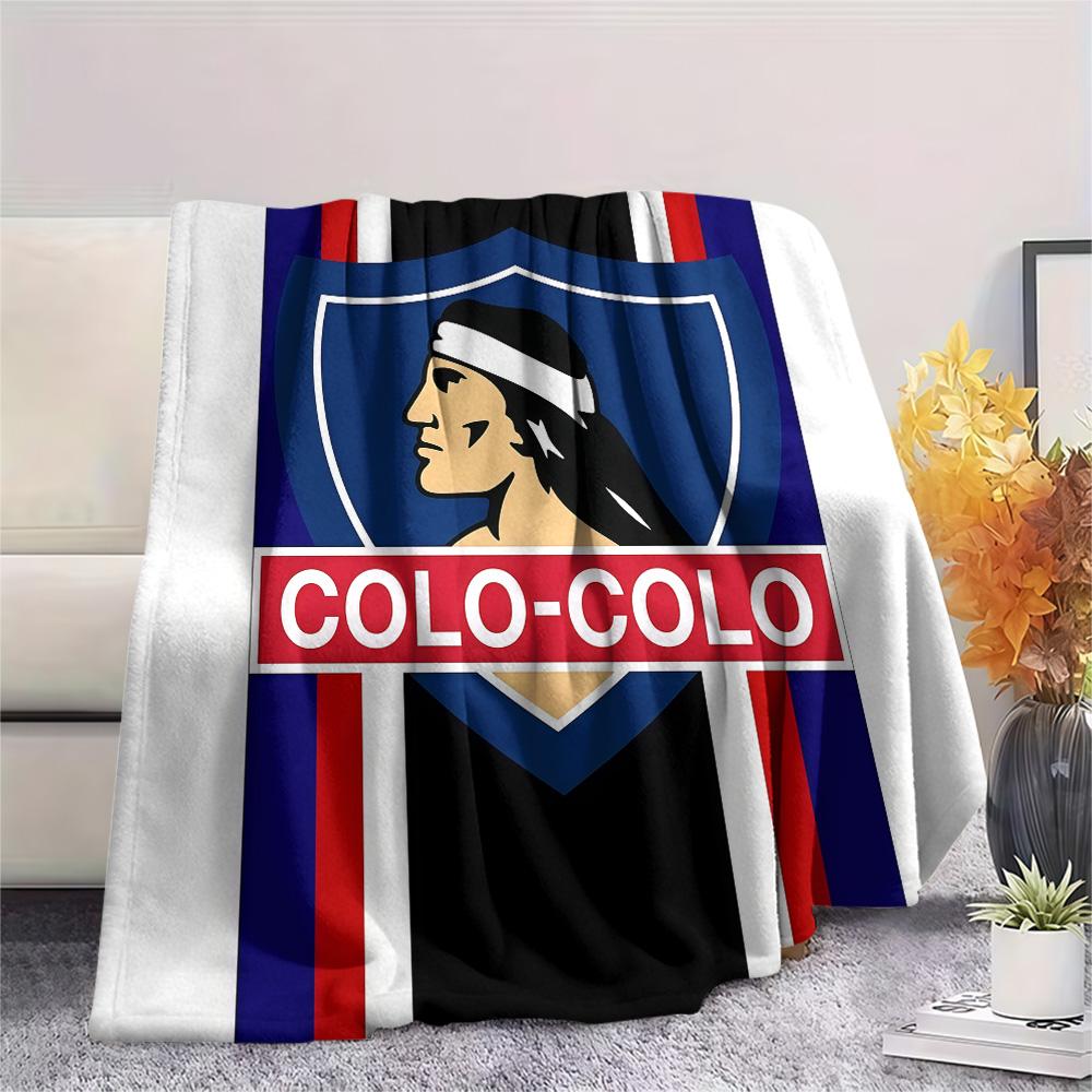 CSD Colo‑Colo Flannel Blanket, High quality Comfortable for All Seasons, Home Decor, Warmth and Comfort