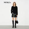 MO&Co. Women's Loose Faux Two-Piece Acetate Cashmere Blend Pullover Sweater