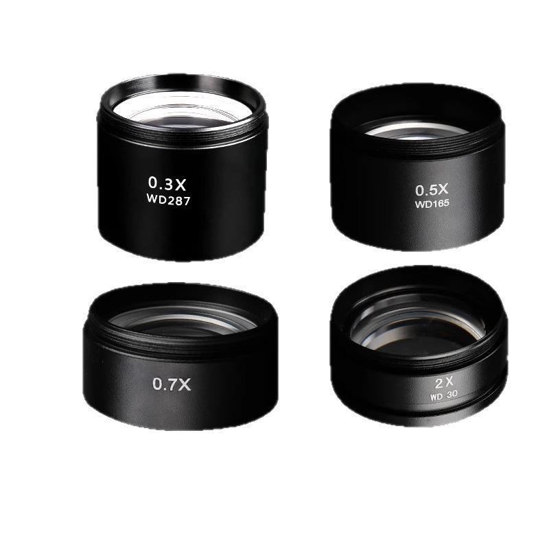 Wide-Angle Eyepiece Stereo Microscope with Reticle and Lens Adapter