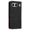 For OnePlus Nord 4 Leather Case Wallet Stand Color Splicing Phone Cover