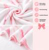 October Pick Witch Cat Fleece Blanket Bat Spider Web Floral Design Throw Blanket for Bedroom Sofa Halloween Home Decor Gift