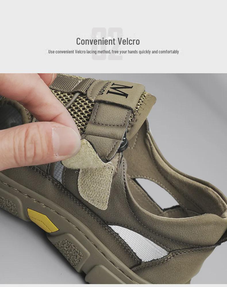 2024 Мужские летние всепогодные нескользящие спортивные пляжные сандалии