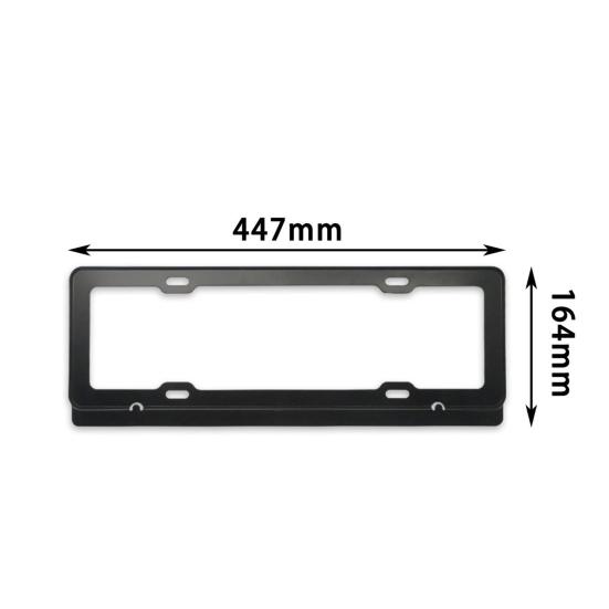 Aluminum Alloy License Plate Frame with Screws Universal Easy To Install Car Front Rear