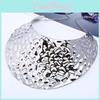Embossed Colorful Fashionable Metal Disc Design Women Necklace For Style Vintage