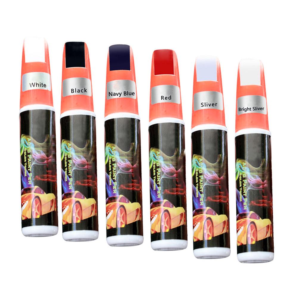 Car Paint Repair Pen Scratch Repair Pen Paint Repair Red Black White Silver Gray Paint Touch Pen Car Maintenance Repair Tools