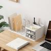 2-Drawer Desk Organizer, Large Capacity, for Office, Pens, Books, And Mail.