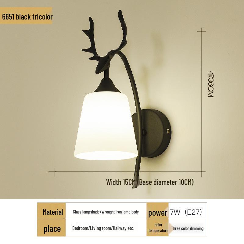 2025 Современный теплый настенный светильник для спальни, гостиной, столовой и лестницы