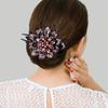 Стразы Цветок Кристалл Заколка для волос Винтажные Зажимы для волос Хвост Головной убор Зажимы для волос Утиный клюв