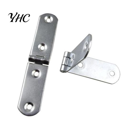Foldable Hinge 8Pcs Screw-On Hinges Flap Rustproof Corrosion Resistant Door Smooth Cabinet Table Furniture 180-Degree Wear-resistant