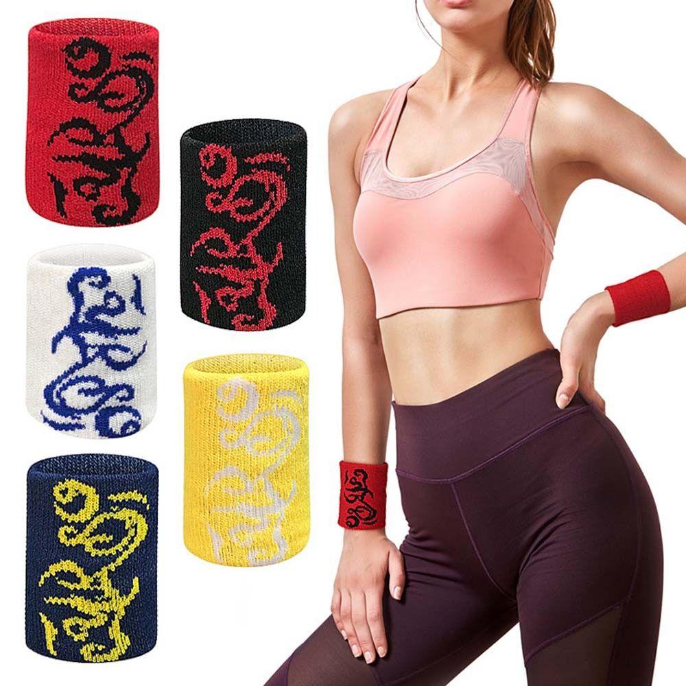 Cycling Sport Gym Yoga Sweatband Tennis Volleyball Wristband Wrap Sweat Band Wrist Brace Hand Band