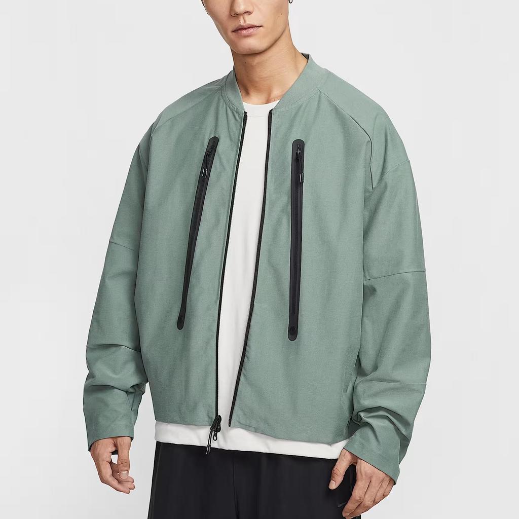 Nike Jackets Men's Green Baseball Collar Moderate Other HV0952-364