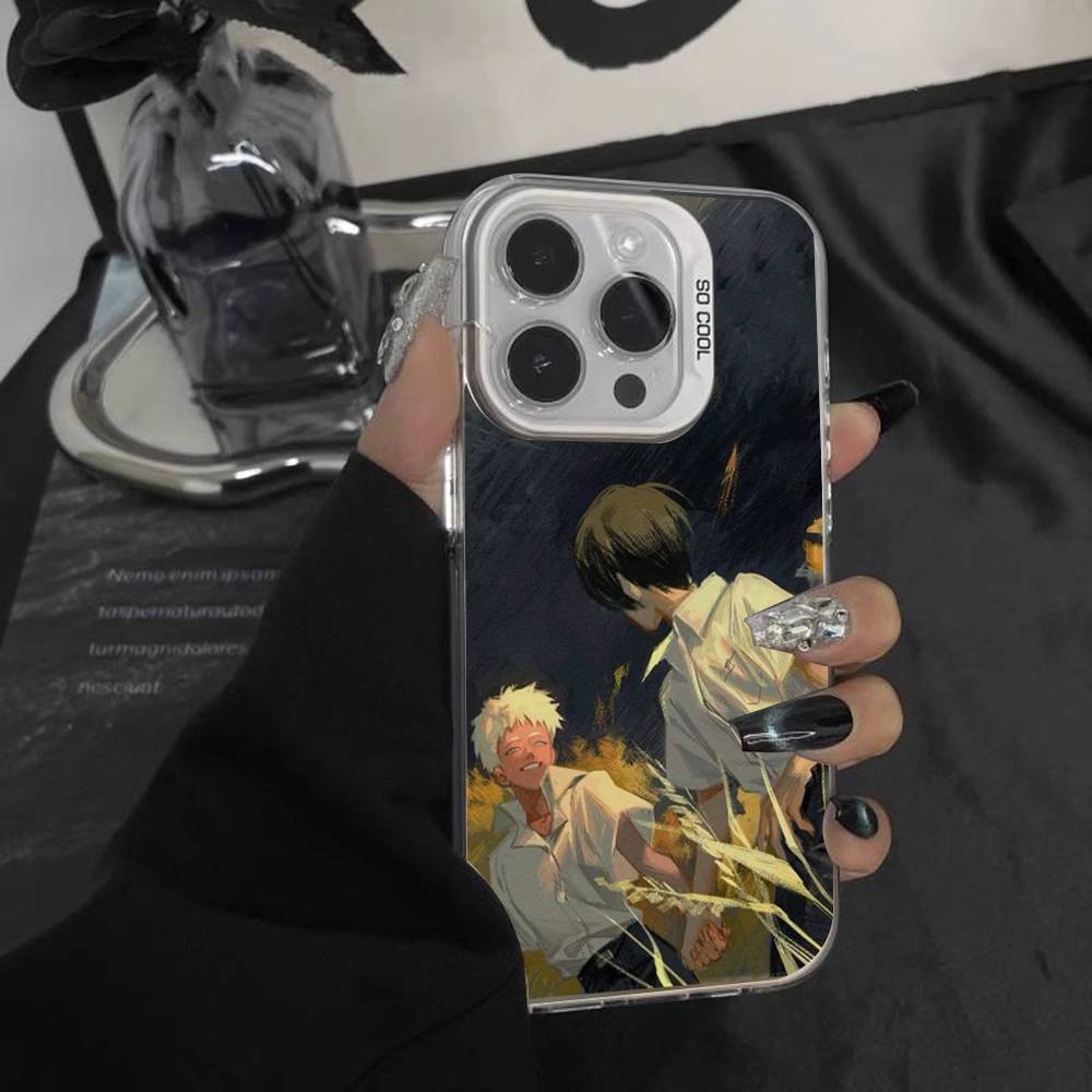 S-Summer H-Hikaru Умер Для iPhone 17,16,15,14,13,12,11,Mini,Pro,E,SE4,XS,MAX Белый Матовый Чехол-Конфета