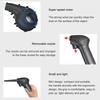 Air Duster, электрический беспроводной очиститель клавиатуры Air Duster с аккумулятором 15 000 мАч для компьютеров, улучшенная скорость 36 000 об/мин, порт TYPE-C мощностью 10 Вт, чистящий гель