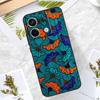 African Wax Fabric Case For Xiaomi Redmi Note 13 Pro 14 12 11 10 15 Pro Plus Redmi 15C 10C 12C 13C 14C 15 Cover
