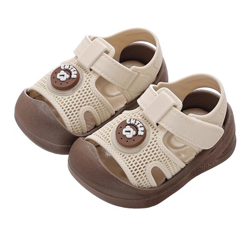 Прогулочная обувь для детей Детские сандалии Нескользящая летняя детская обувь, сандалии для мальчиков и девочек с мягкой подошвой