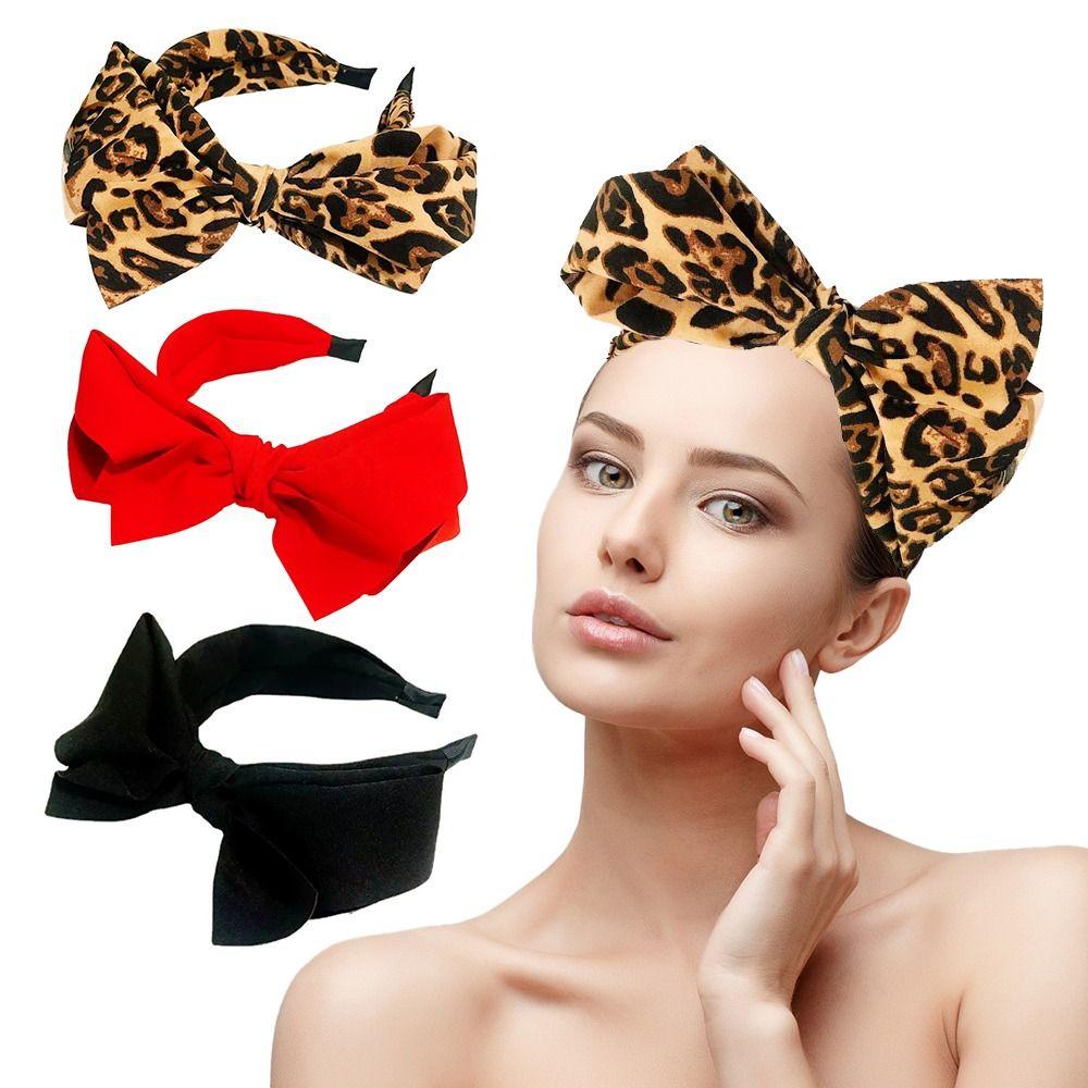 Hair Accessories Spa Headband Party Accessories for Women Hair Hoop Bow Headbands Wide Headband