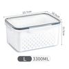 Refrigerator Storage Box Fridge Organizer Fresh Vegetable Fruit Boxes Drain Basket Storage Containers Pantry Kitchen Organizer