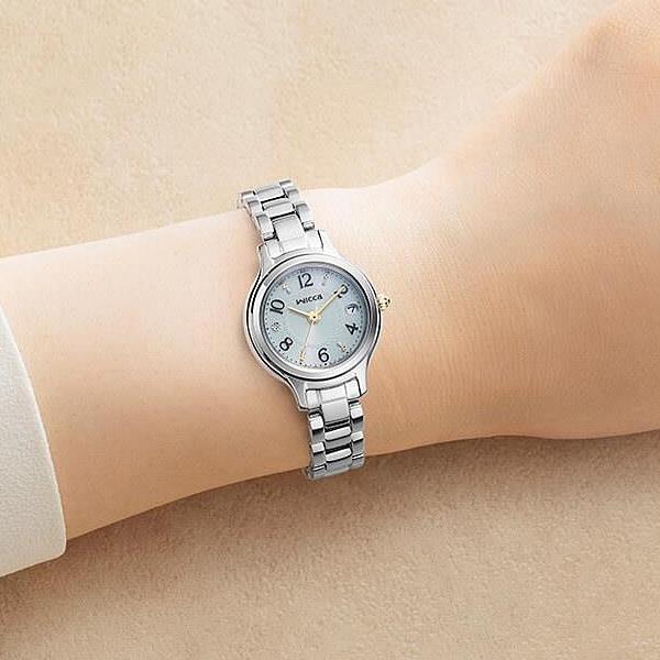 Citizen KS1-911-71 ( Watch Wicca Solar-Tech Radio-controlled Metal Band Women's) Round Watch Silver