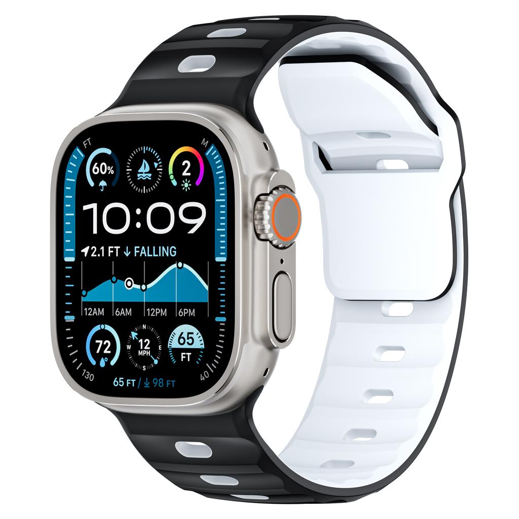 Браслет для смарт-часов Ultra 2 49 мм 10 46 мм 9 8 7 45 мм силиконовый спортивный мягкий ремешок браслет аксессуары для часов серии SE 6 5 4 3 2 1 44 мм 42 мм