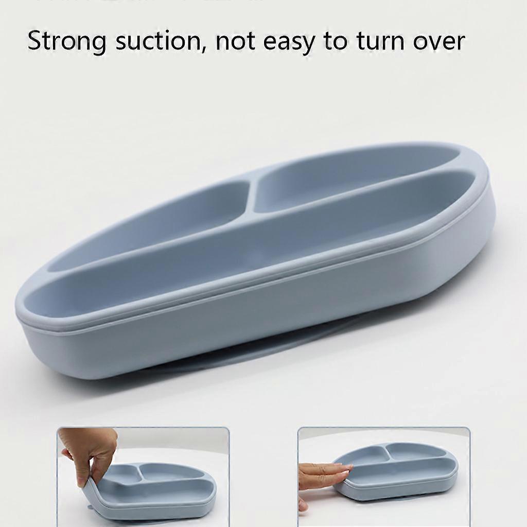 Baby Silicone Bib Divided Dinner Plate Suction Bowl Spoon Fork Water Cup Placemat Set Training Feeding Food Utensil Dishes Tableware Kit for Newborn