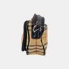 [Pre-Owned] Camera Bag Small Khaki Canvas Crossbody Shoulder Bag Silver Hardware Detachable Strap - Fair #J95K9S