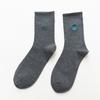 Popular Embroidery Cute Sun Cloud Moon Pattern Candy Color Socks Custom Women Girls Slouch Socks