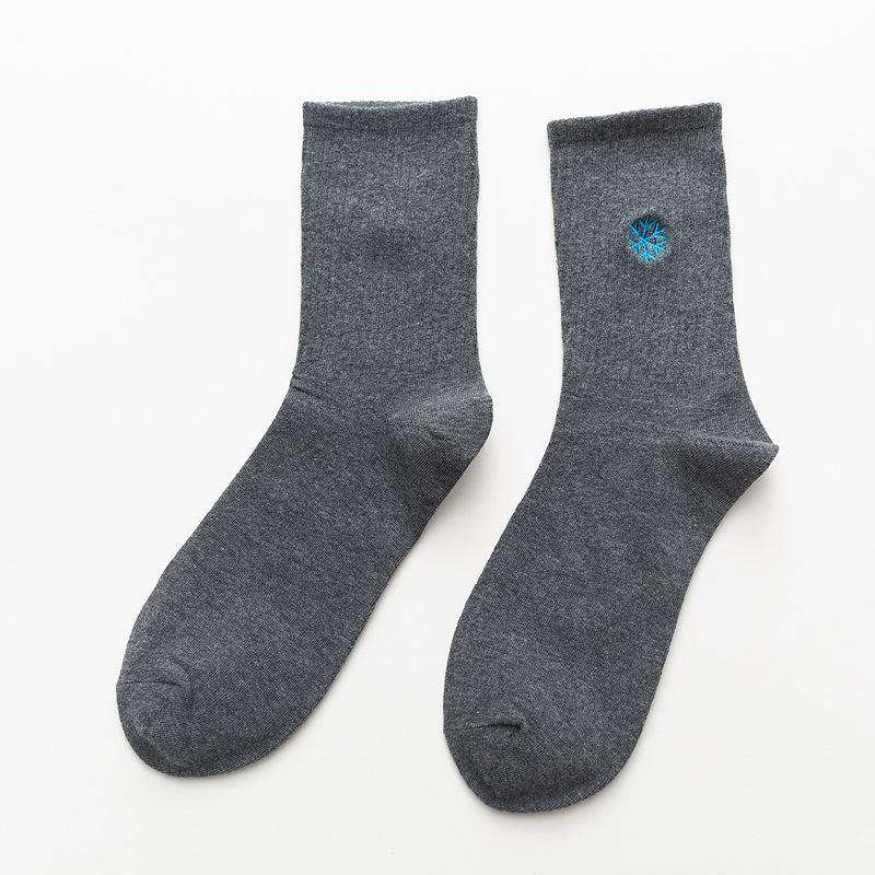 Popular Embroidery Cute Sun Cloud Moon Pattern Candy Color Socks Custom Women Girls Slouch Socks