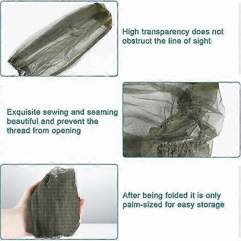 5 Pieces Anti Mosquito t, Mosquito Head Net, Fishing t Net, Beekeeping for