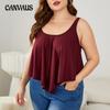 Summer Women Camisole Tank Top Fashion Loose Camisole Plus Size Top