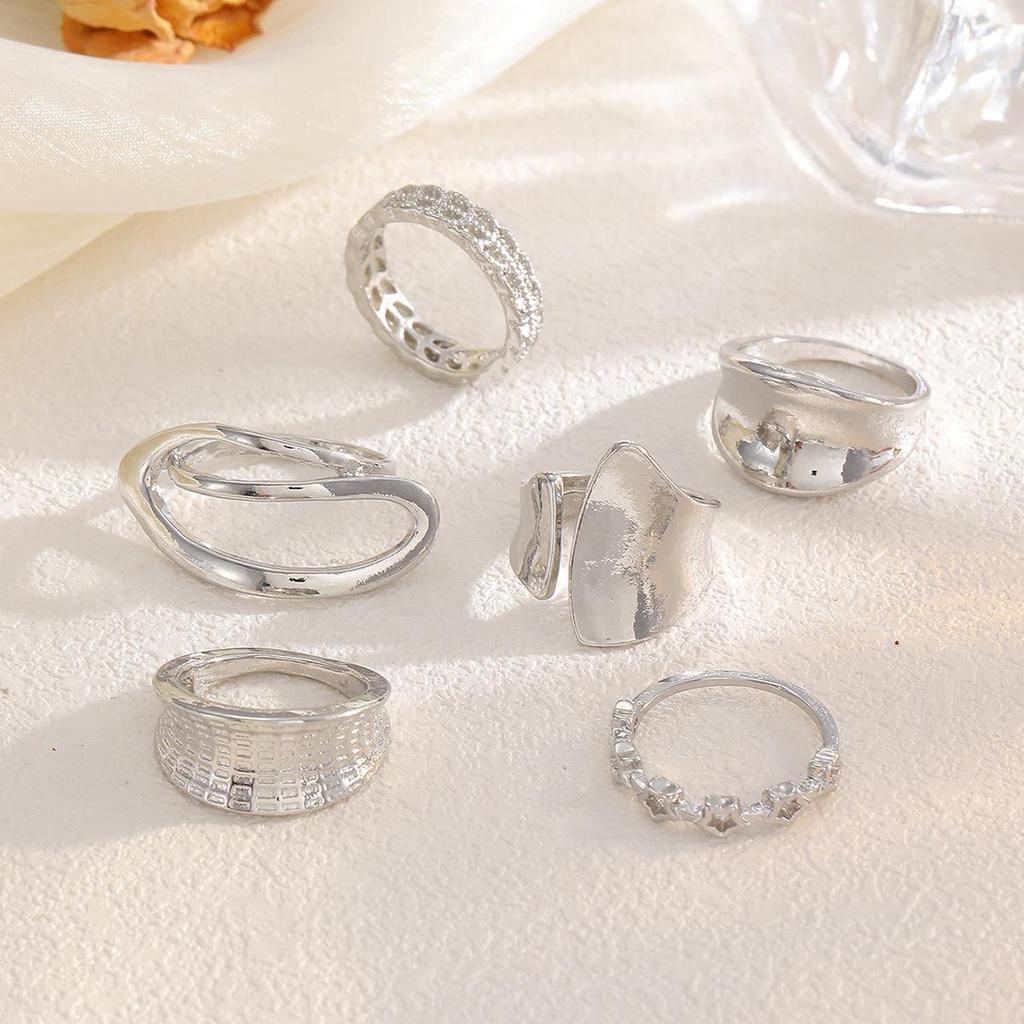 Европейский и американский высококлассный набор широких кольцевых сплавов с дизайном в виде неровной линии