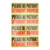 4PCS New Drivers Sticker Safety Warning Magnetic Student Driver Sign Reflective Novice Driver Decal