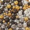 Retro Polka Dot Metal Spacer Beads for DIY Bracelets and Jewelry