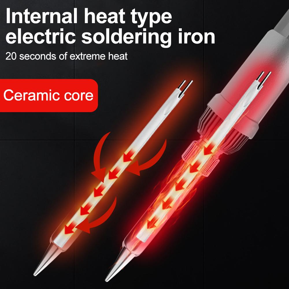 60 Вт Регулируемая температура паяльника Эндотермический цифровой дисплей паяльник Портативный паяльник Ремонтный инструмент