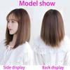 U-образный синтетический короткий парик для наращивания волос на клипсах Синтетические искусственные волосы