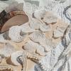 РетроИстория Белый Чай Цветочные 3D Пенопластовые Наклейки - 30 Листов, 6 Стилей