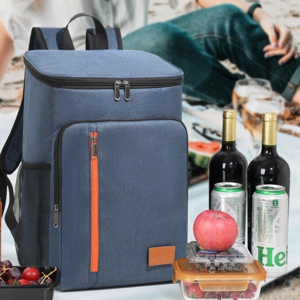 Oxford Insulated Backpack Insulated Large Capacity Cooler Bag Portable Thermal Lunch Bag Picnic