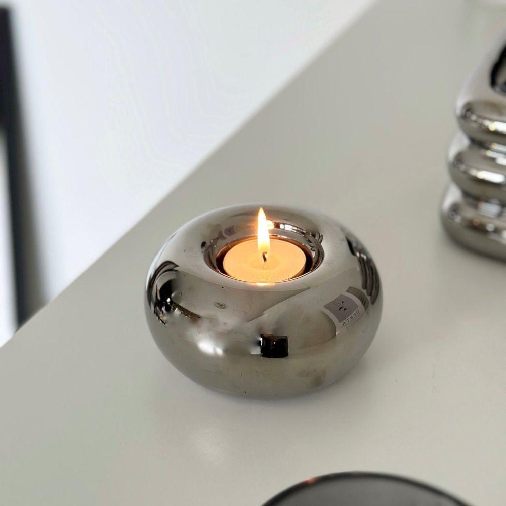 Delicate Candlestick Ceramic Aroma Diffuser Home Decoration Candle Holder  Party