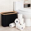 Корзина для туалетной бумаги с крышкой большой вместимости, легко устанавливаемый органайзер для хранения туалетной бумаги, многоцелевой держатель для туалетной бумаги