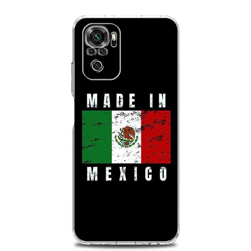 Мягкий ТПУ чехол для телефона с дизайном паспорта Мексики для Xiaomi Redmi Note 15 14 13 12 4G 10 11 Pro Plus 5G 14C 13C 12C 10C 9A