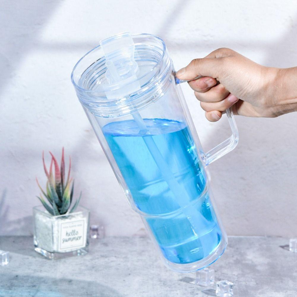 Предварительно просверленные отверстия Снежный шар Тамблер Вместимость 40 унций Блестящий снежный шар НОВЫЕ Кружки Мейсона Посуда для напитков