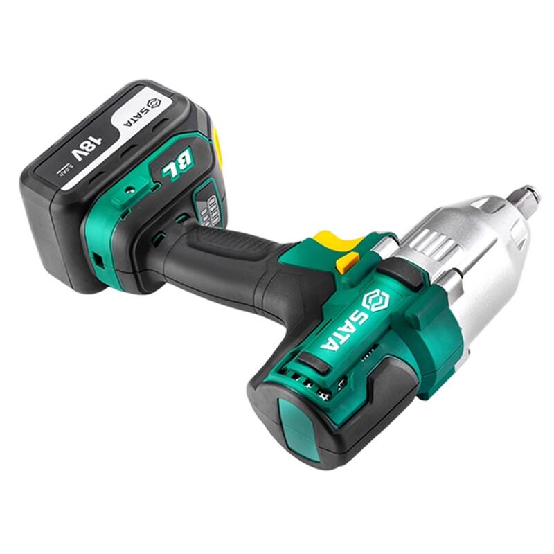 Беспроводной ударный гайковерт SATA J Series 18V, штепсель CN (адаптер в комплекте)
