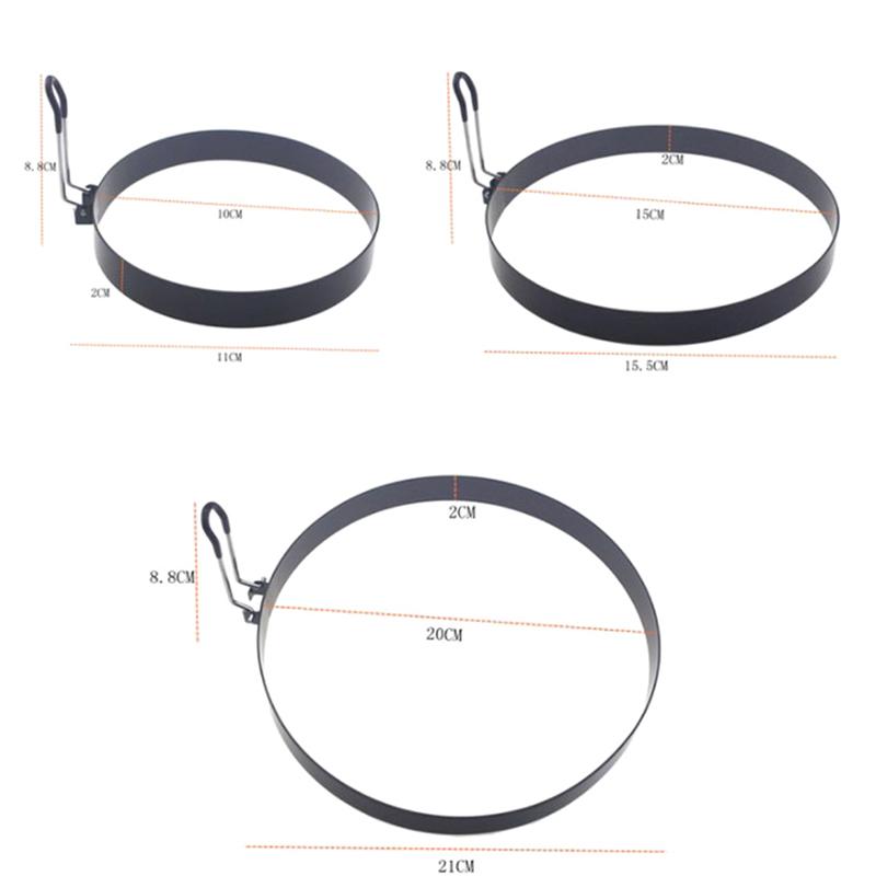 9/10/15/20 см кольцо для блинов металлическая форма для жареных яиц антипригарное кольцо для приготовления яиц