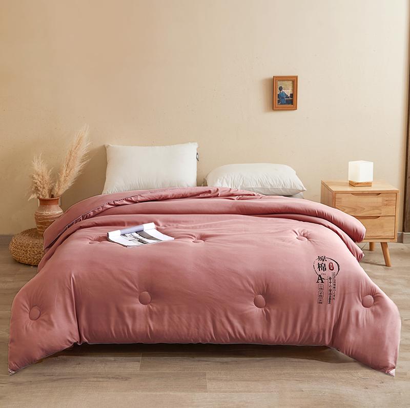 Raw Cotton Summer Single Double Bed Light Quilt Core Air Conditioning Quilting Twin Queen Size Duvet Washable Jacquard Comforter